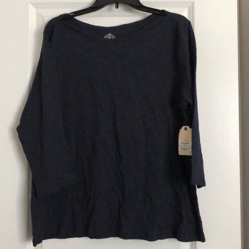 NWT St John’s Bay 3/4 sleeve shirt